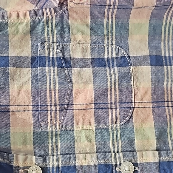Plaid Janie and Jack button down - Picture 2 of 6